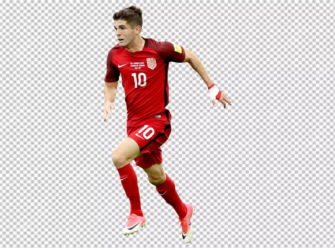 Free Premium PNG Christian Pulisic American offical football Player