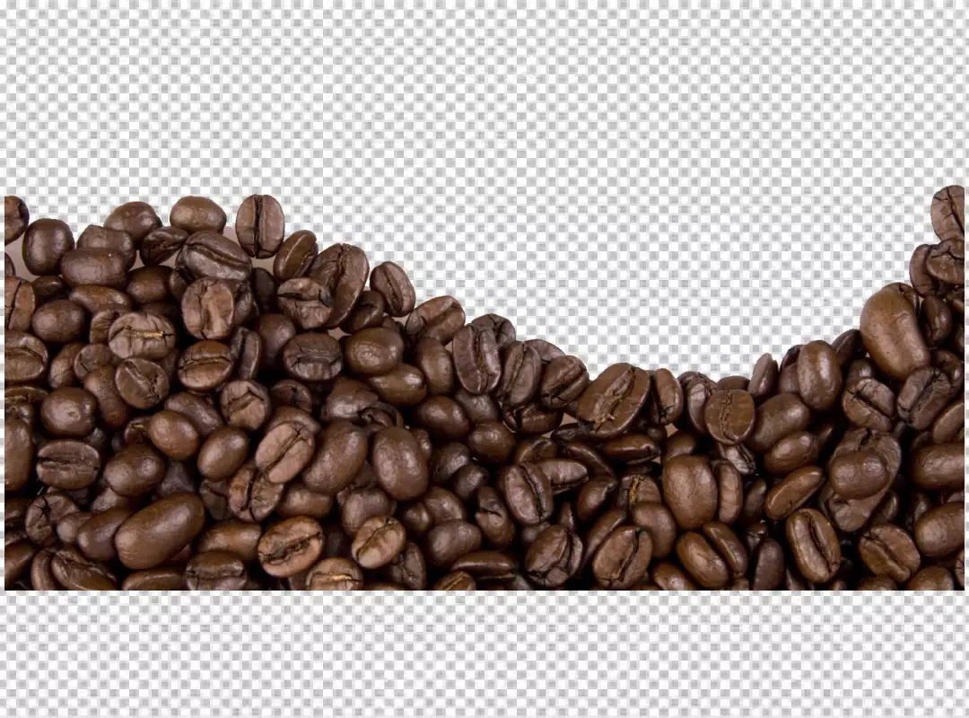 Free Premium PNG A bunch of coffee beans are on 