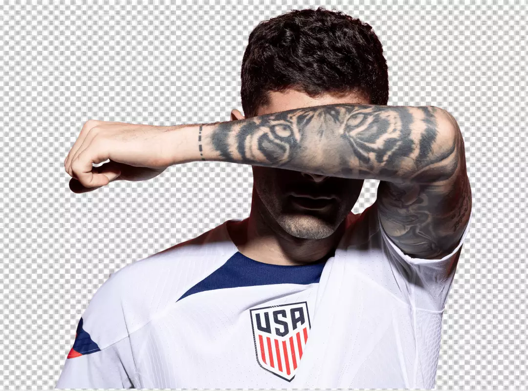 Free Premium PNG Christian Pulisic male soccer football player