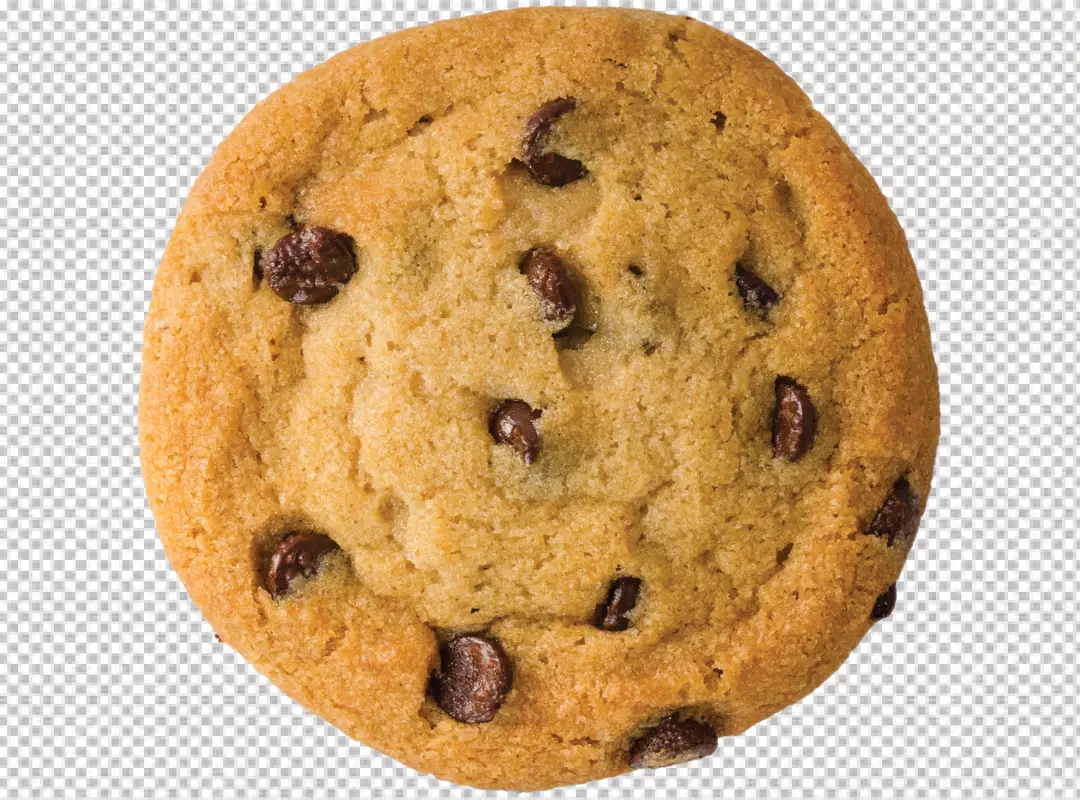 Free Premium PNG Pile of cookies with chocolate chips in front PNG