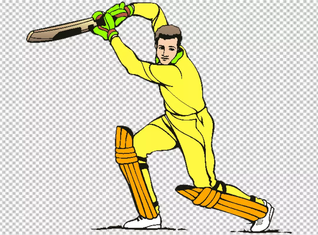 Free Premium PNG Vintage White Cricket art
