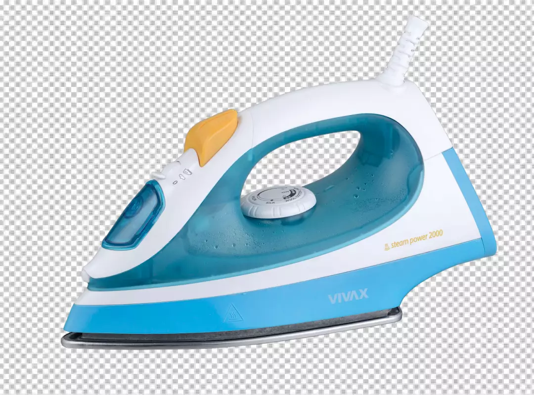 Free Premium PNG Side view of realistic colorful electric iron positioned PNG