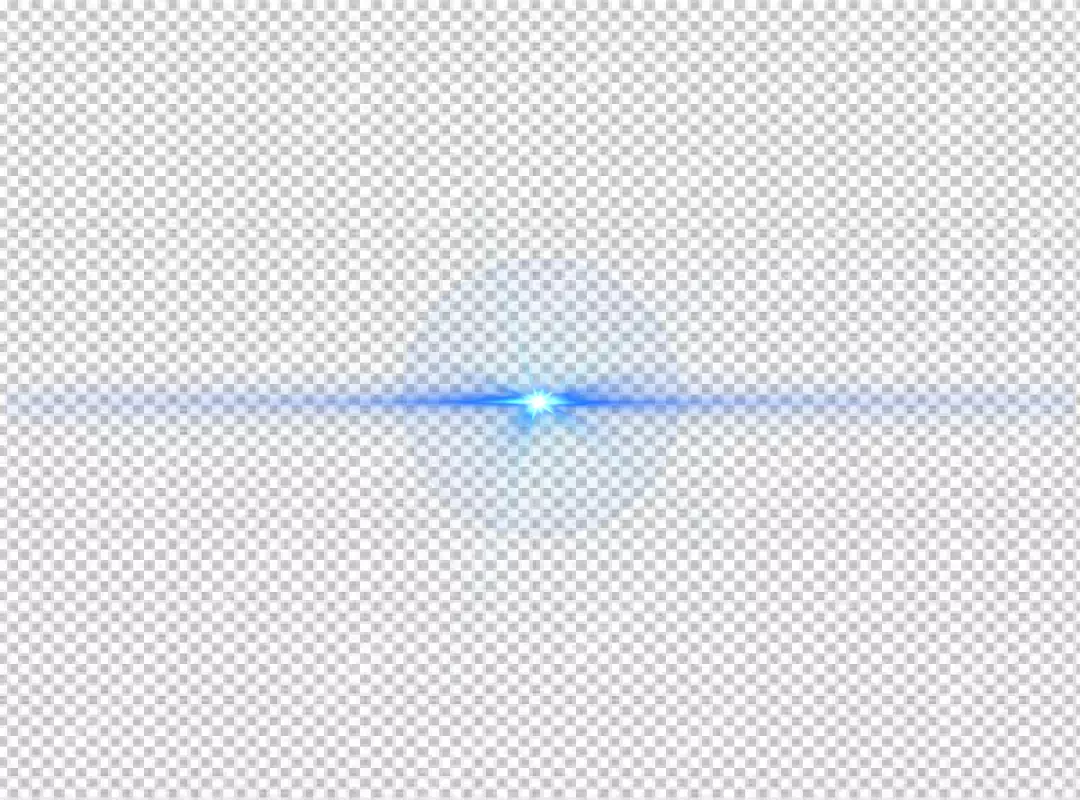 Free Premium PNG Front Blue Lens Flare light effects 7