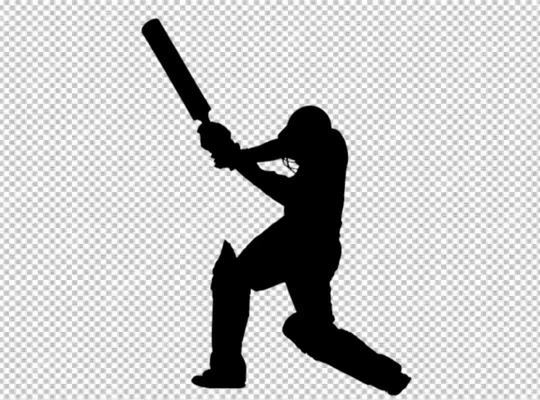 Free Premium PNG A cricket player