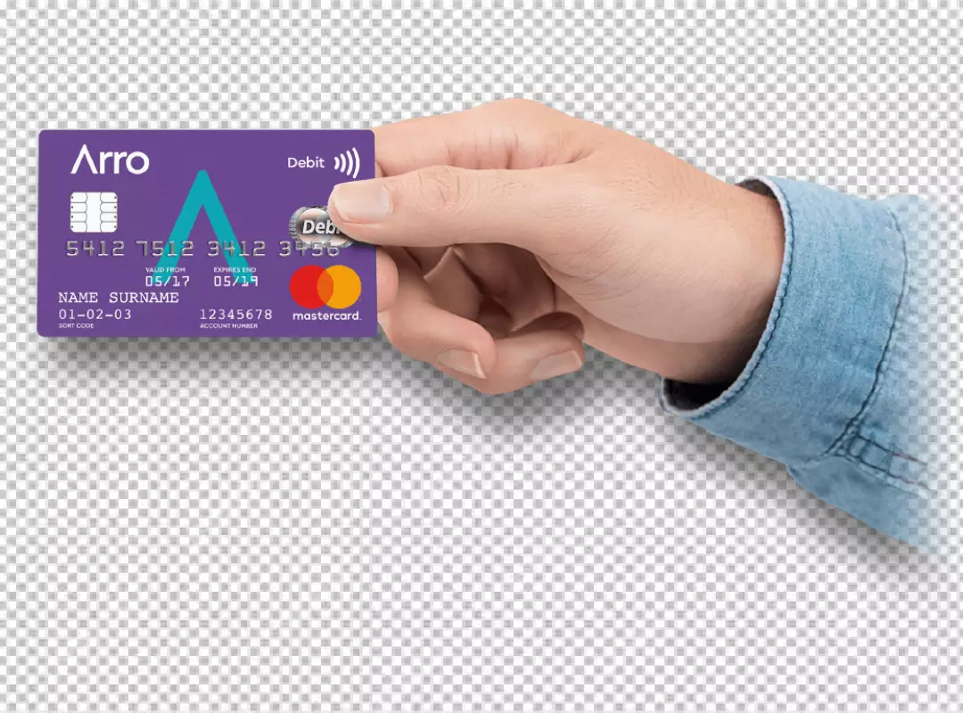 Free Premium PNG Flat Holographic Credit Card Floating Above Glossy  PNG