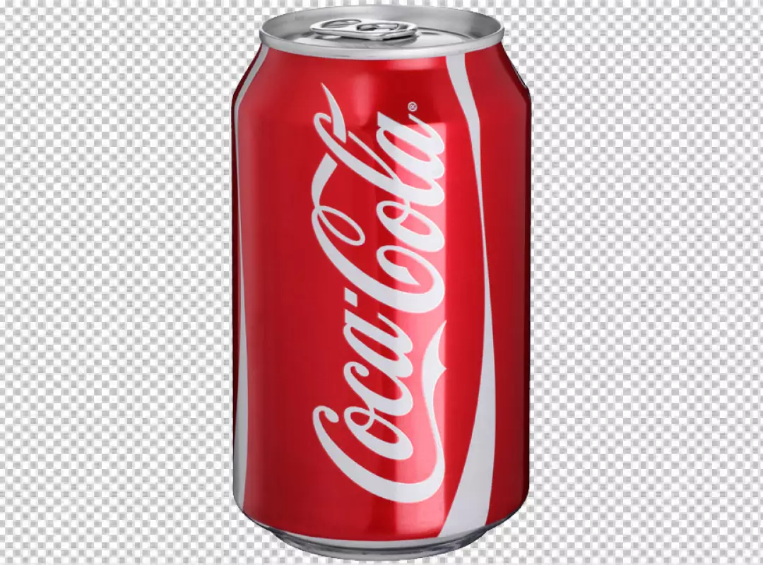 Free Premium PNG A can of coca cola is being splashed with water