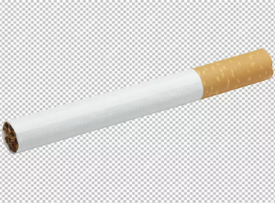 Free Premium PNG A cigarette with smoke coming on transparent background