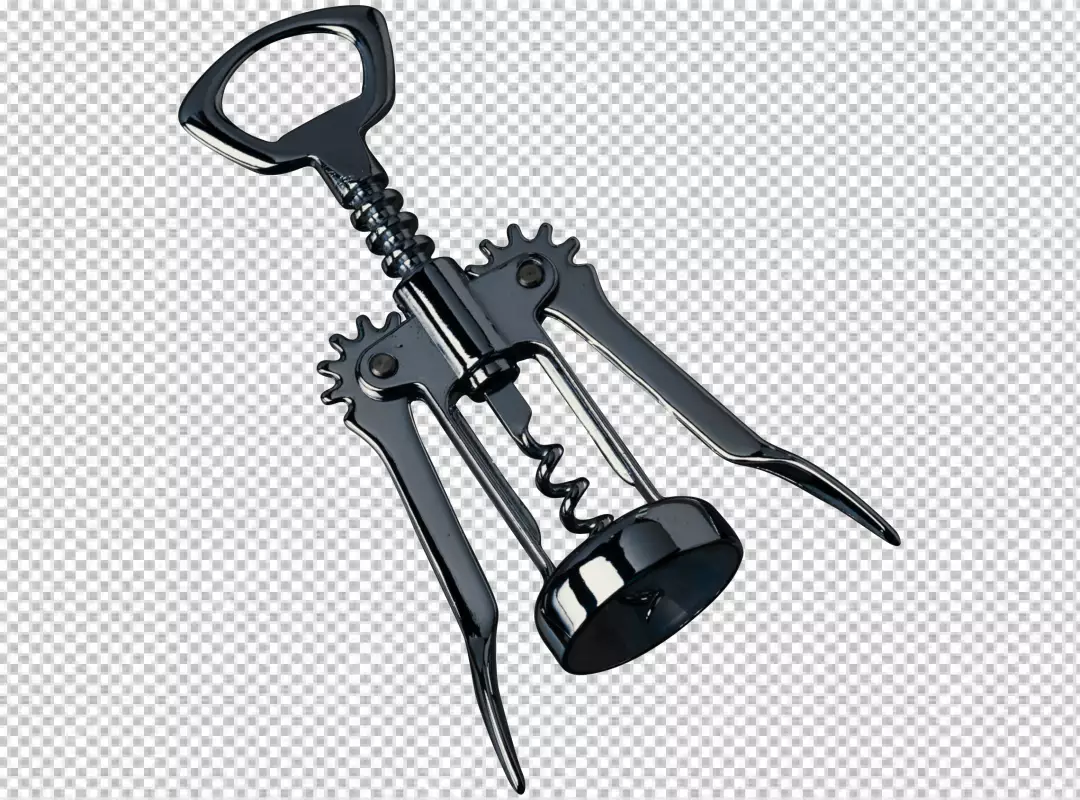 Free Premium PNG Wine corkscrew on the table