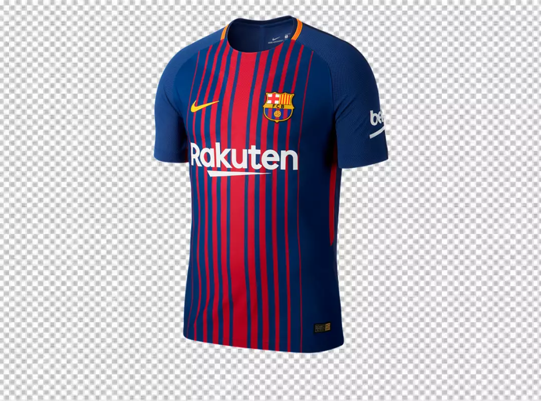 Free Premium PNG 2017-2018 Barcelona Home Nike Supporters Jersey