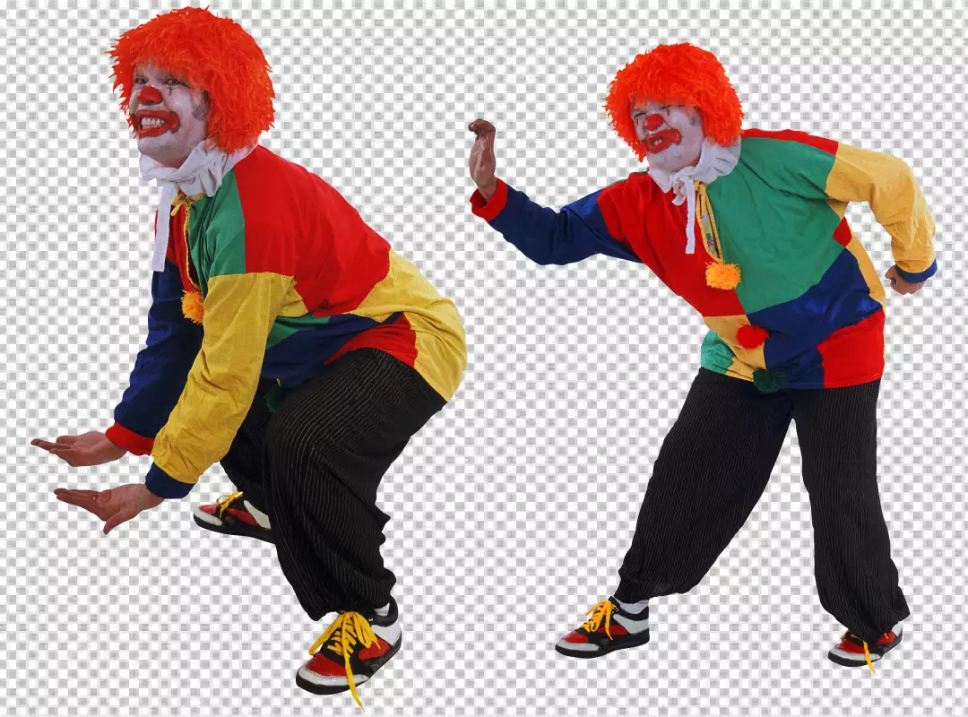 Free Premium PNG Tow clown character transparent background 