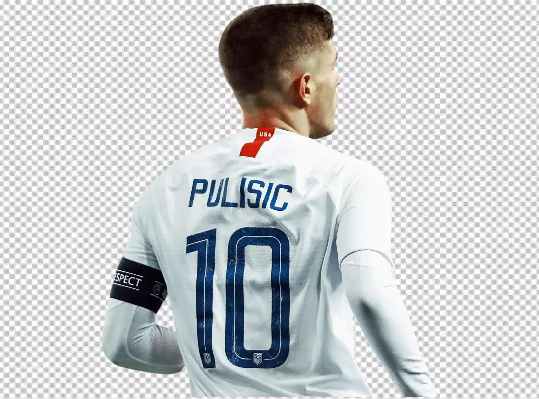 Free Premium PNG Christian Pulisic professional soccer player for the United States men's national team and Chelsea