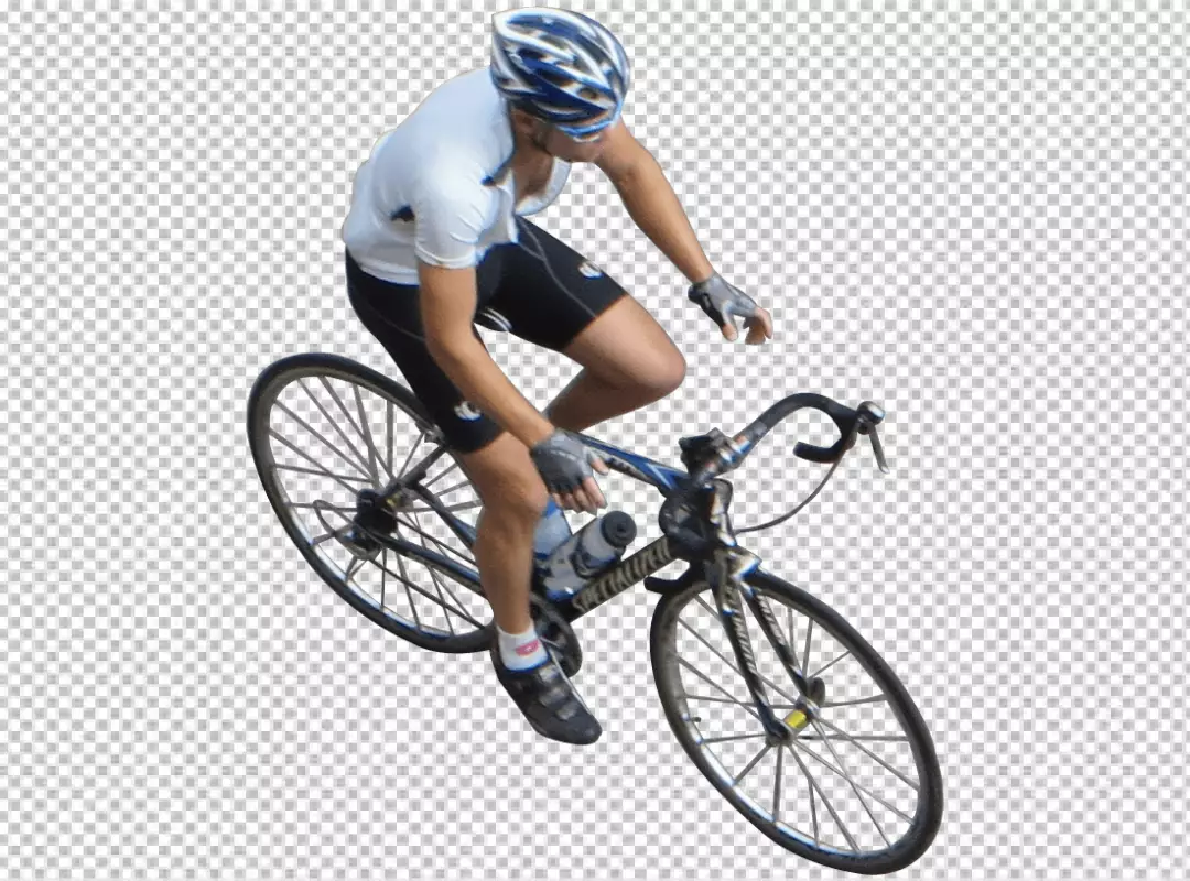 Free Premium PNG cycling bicycle rider athlete wearing sunglasses on road bike coloring silhuotte drawing helm