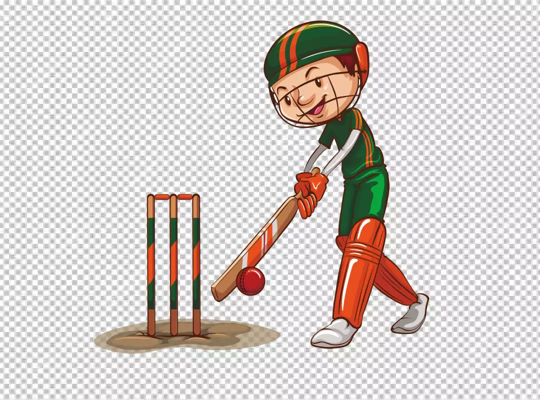 Free Premium PNG Cricket player on transparent background  PNG