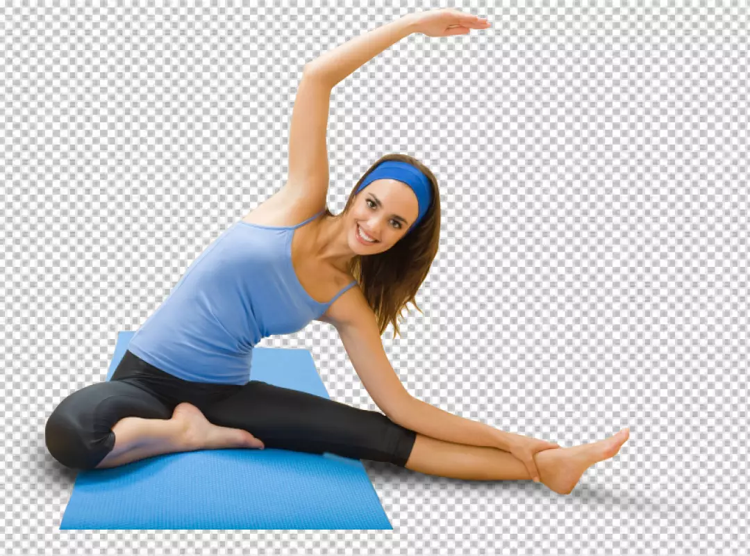 Free Premium PNG Vividly depicts the woman’s focused determination and energetic prowess