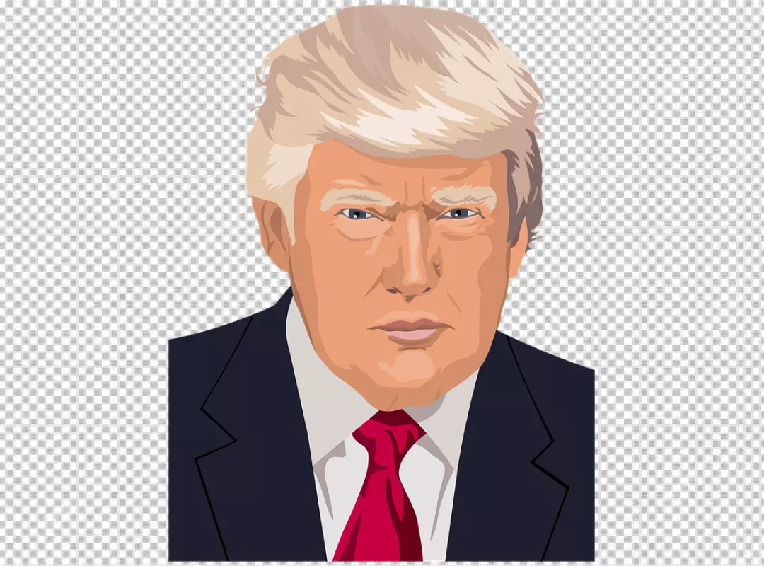 Free Premium PNG Donald Trump President of United States