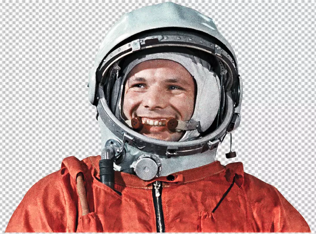 Free Premium PNG Gaze soviet space pioneer and cosmonaut