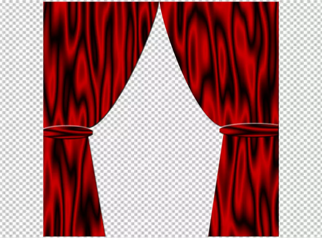 Free Premium PNG curtains isolated on transparent