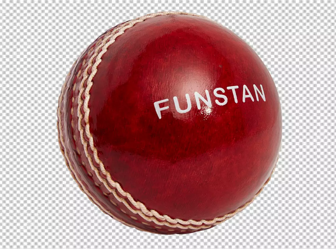 Free Premium PNG Cricket ball isolated transparent background 