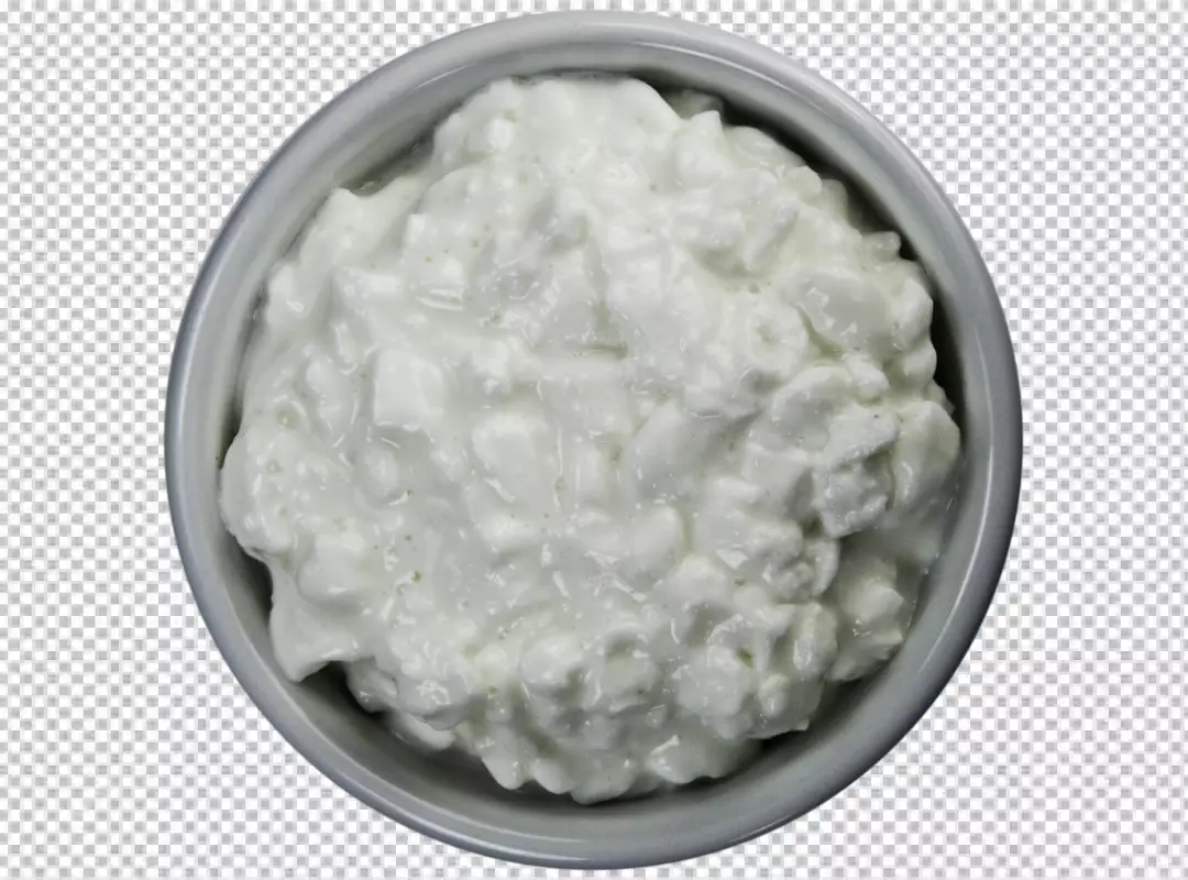 Free Premium PNG Dish full of cottage cheese PNG