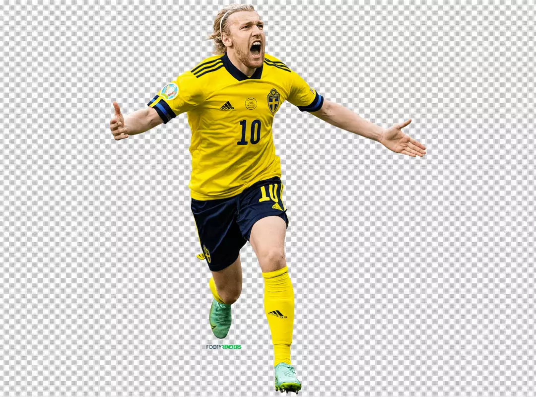 Free Premium PNG Emil Forsberg sowing wining happiness