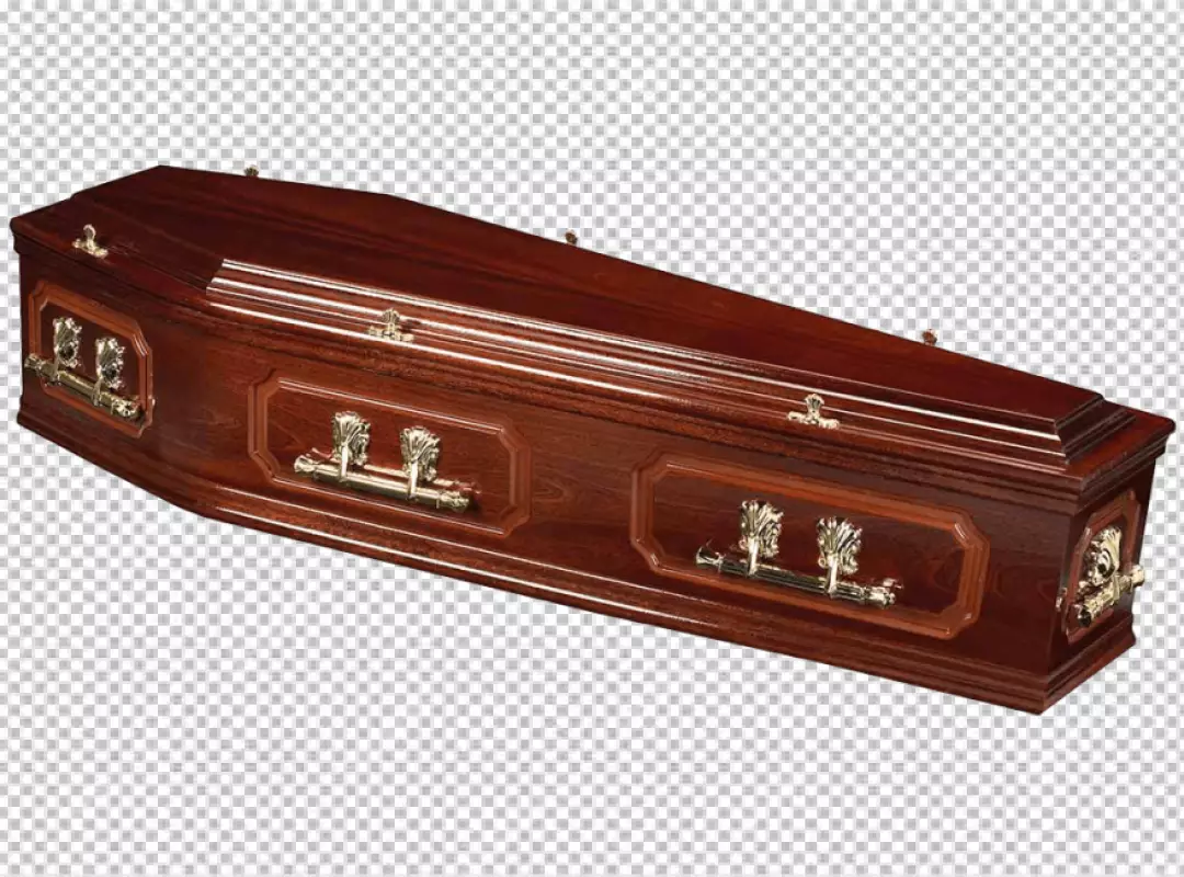 Free Premium PNG PNG Coffin with Skeleton Hands Isolated on