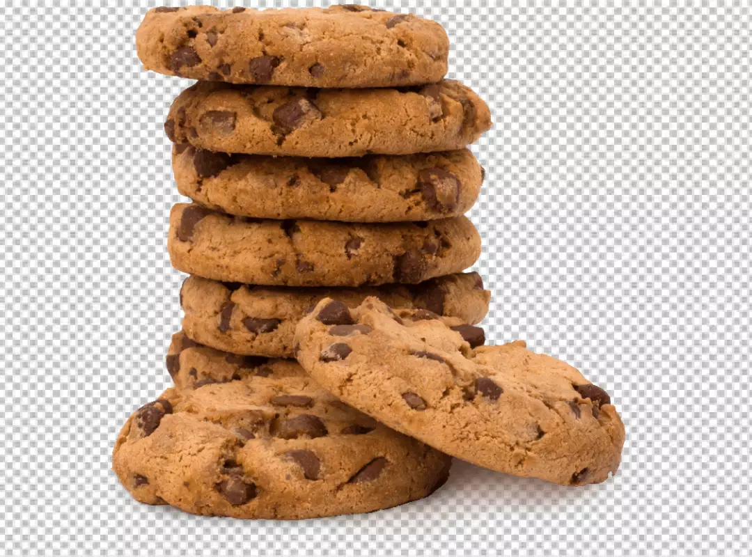 Free Premium PNG Baking delicious chocolate chip cookies isolatedon