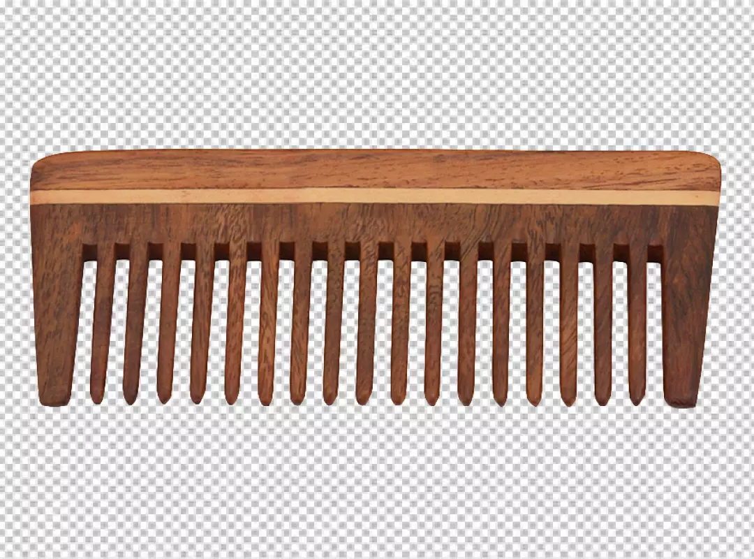 Free Premium PNG Plastic closeup horizontal comb