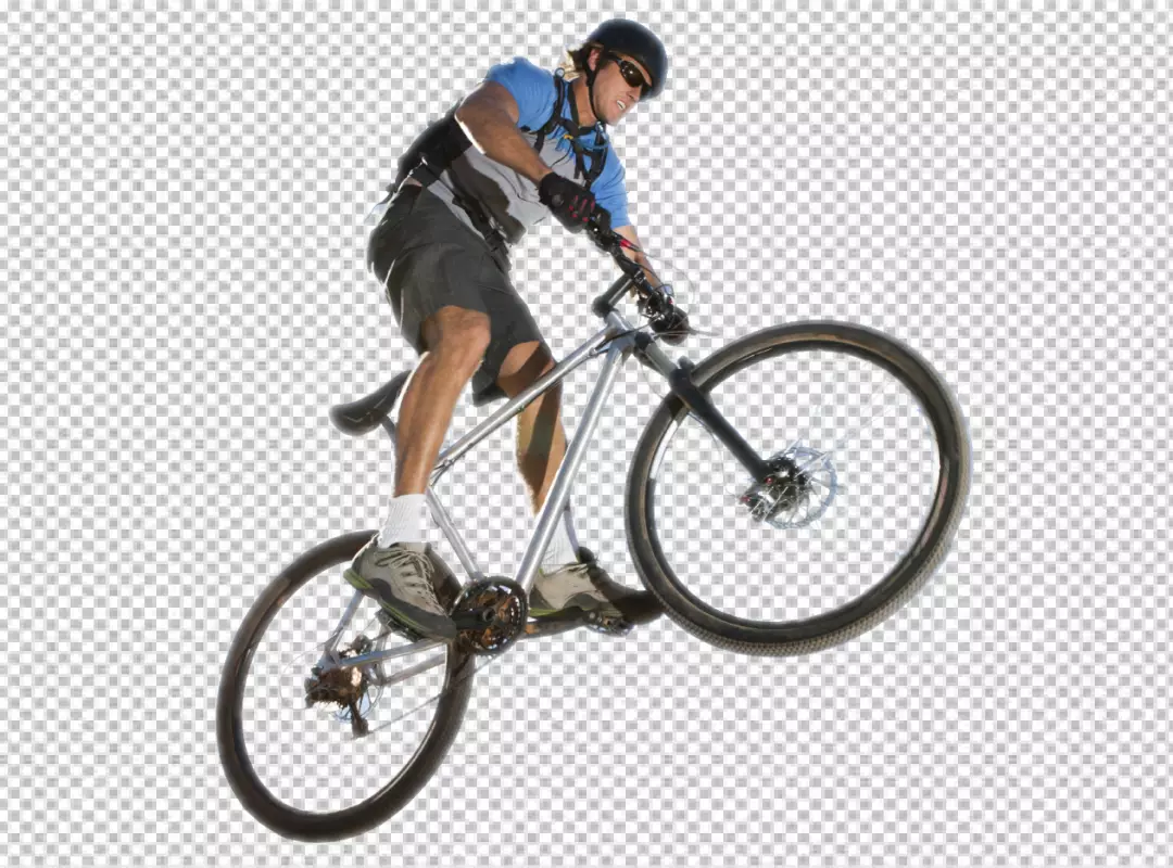 Free Premium PNG cycling bicycle rider  wearing sunglasses on road bike coloring 