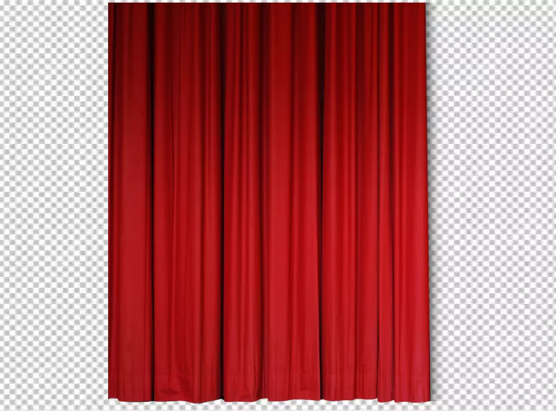 Free Premium PNG Luxury red curtains in victorian style, with drapery, tied with golden cord PNG