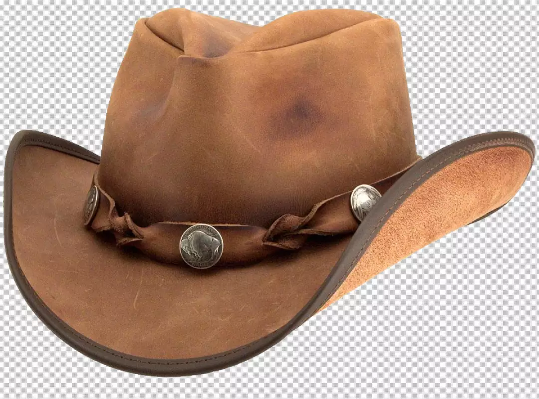 Free Premium PNG Cowboy Hat front view full length isolate