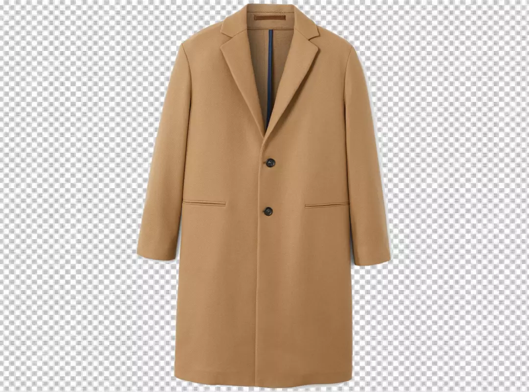 Free Premium PNG wool coat isolated on PNG BG