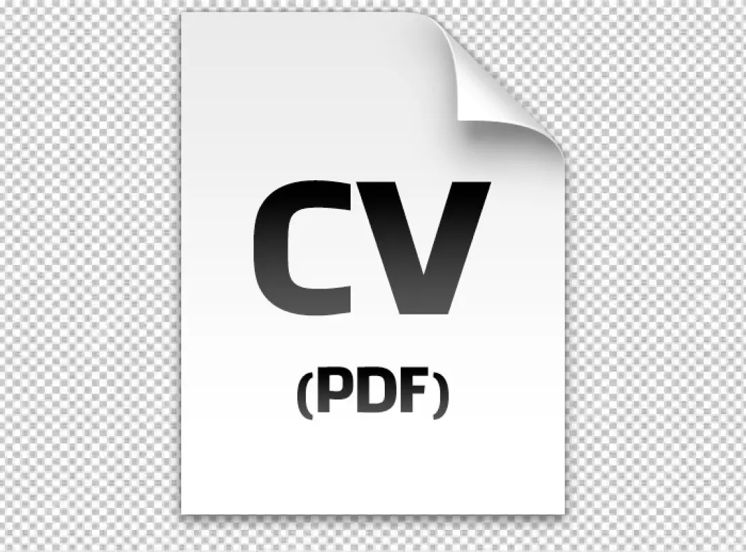 Free Premium PNG Clean and modern resume portfolio PNG