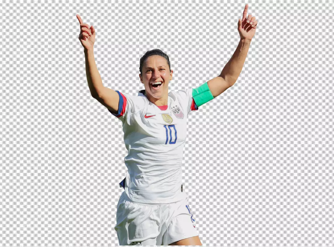 Free Premium PNG Carli Lloyd American former soccer player