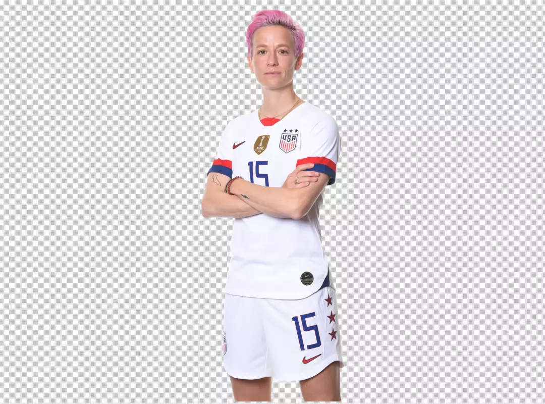 Free Premium PNG Megan Rapinoe FIFA Women's World Cup France 2019