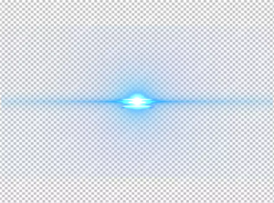 Free Premium PNG Front Blue Lens Flare light effects 4