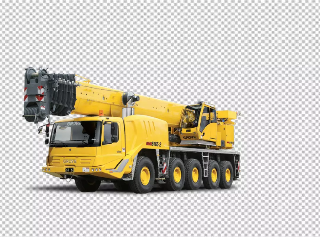 Free Premium PNG A large crane that has the word quot excavator quot on it