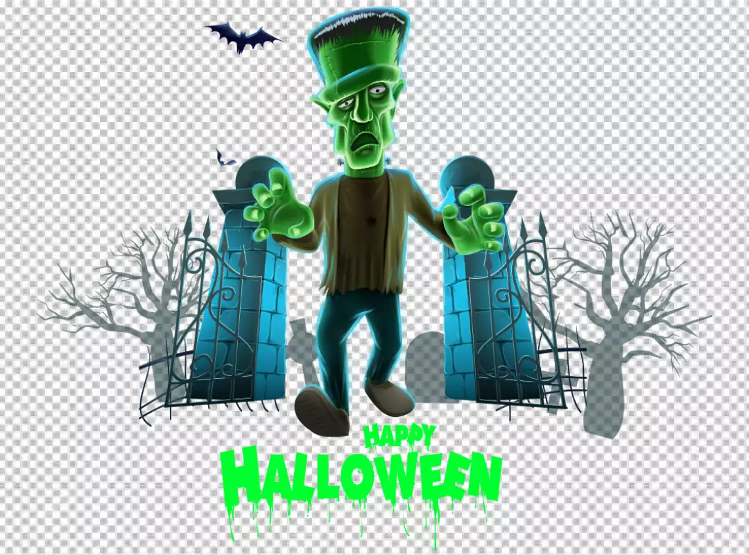 Free Premium PNG Halloween cartoon Character scary clown