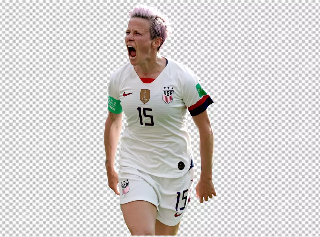 Free Premium PNG Megan Rapinoe American former soccer player