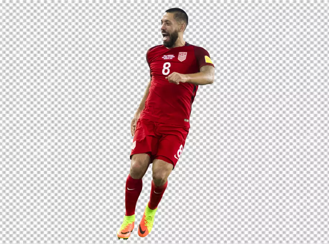 Free Premium PNG Clint Dempsey American offical football Player