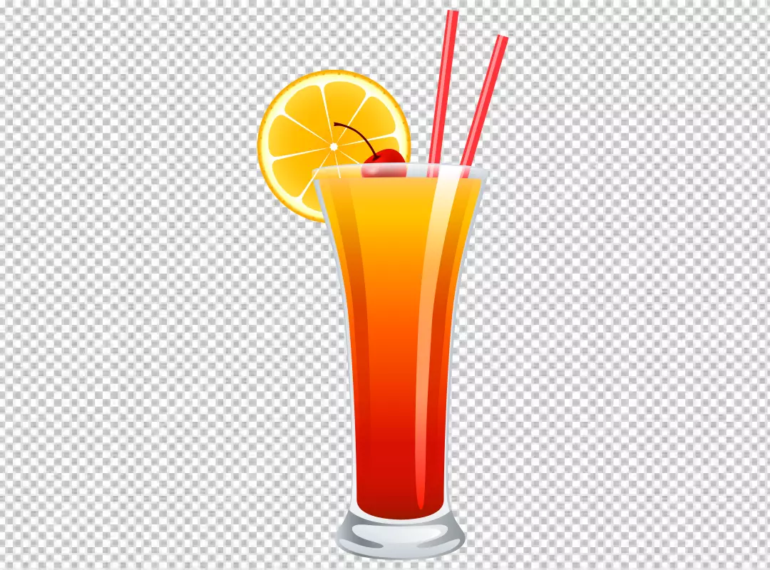 Free Premium PNG PNG  brightly colored glass with soda cocktail