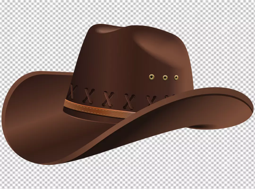 Free Premium PNG Brown cowboy hat isolated on transparent