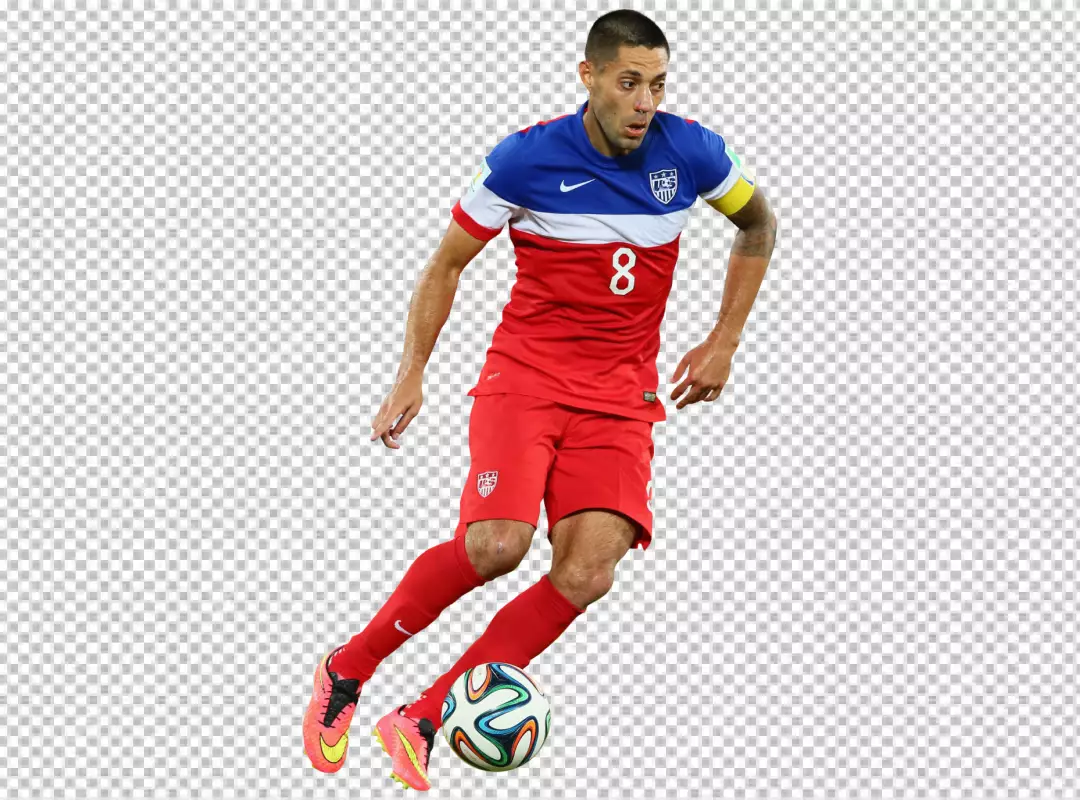 Free Premium PNG Clint Dempsey USA football png renders