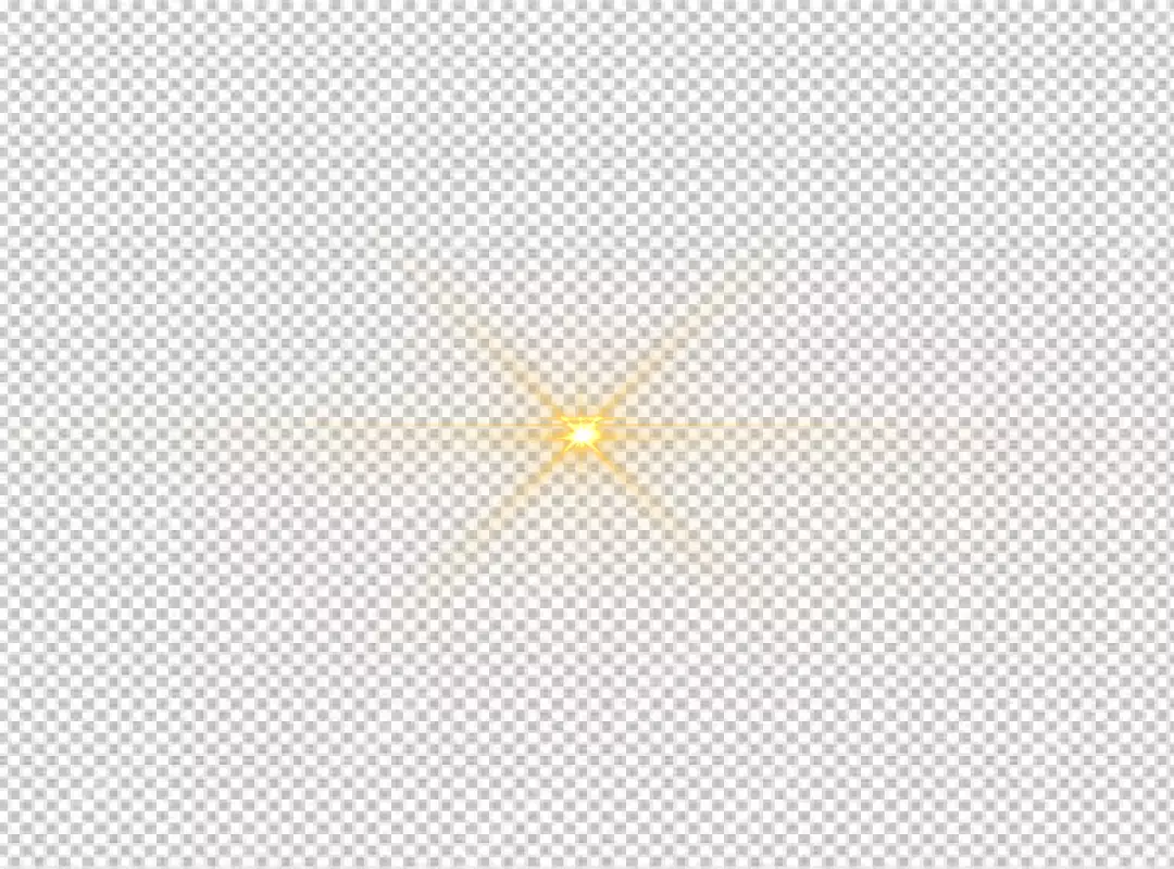 Free Premium PNG Front Yellow Lens Flare light effects 6