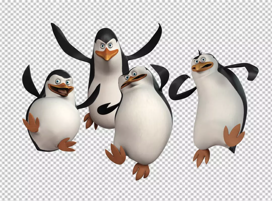 Free Premium PNG Penguins of madagascar united attack