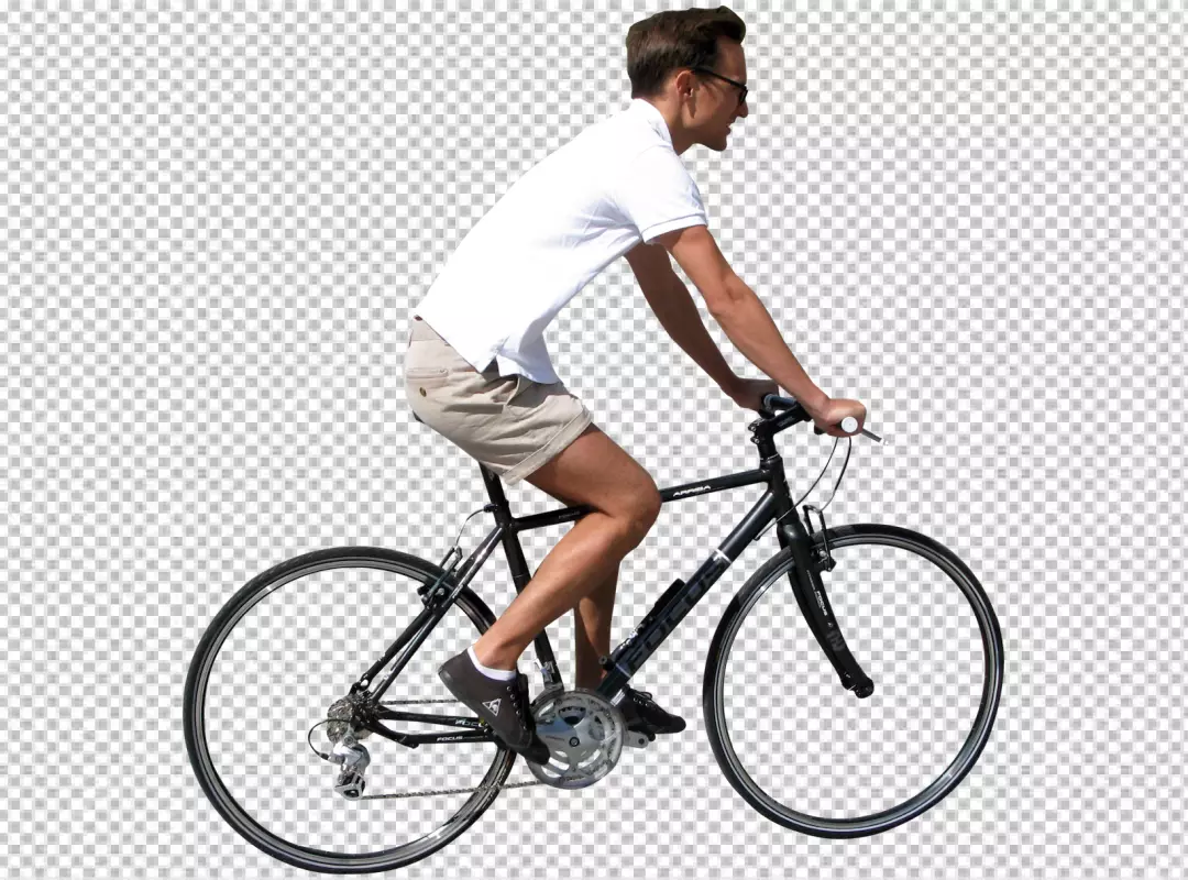 Free Premium PNG BMX rider is performing tricks