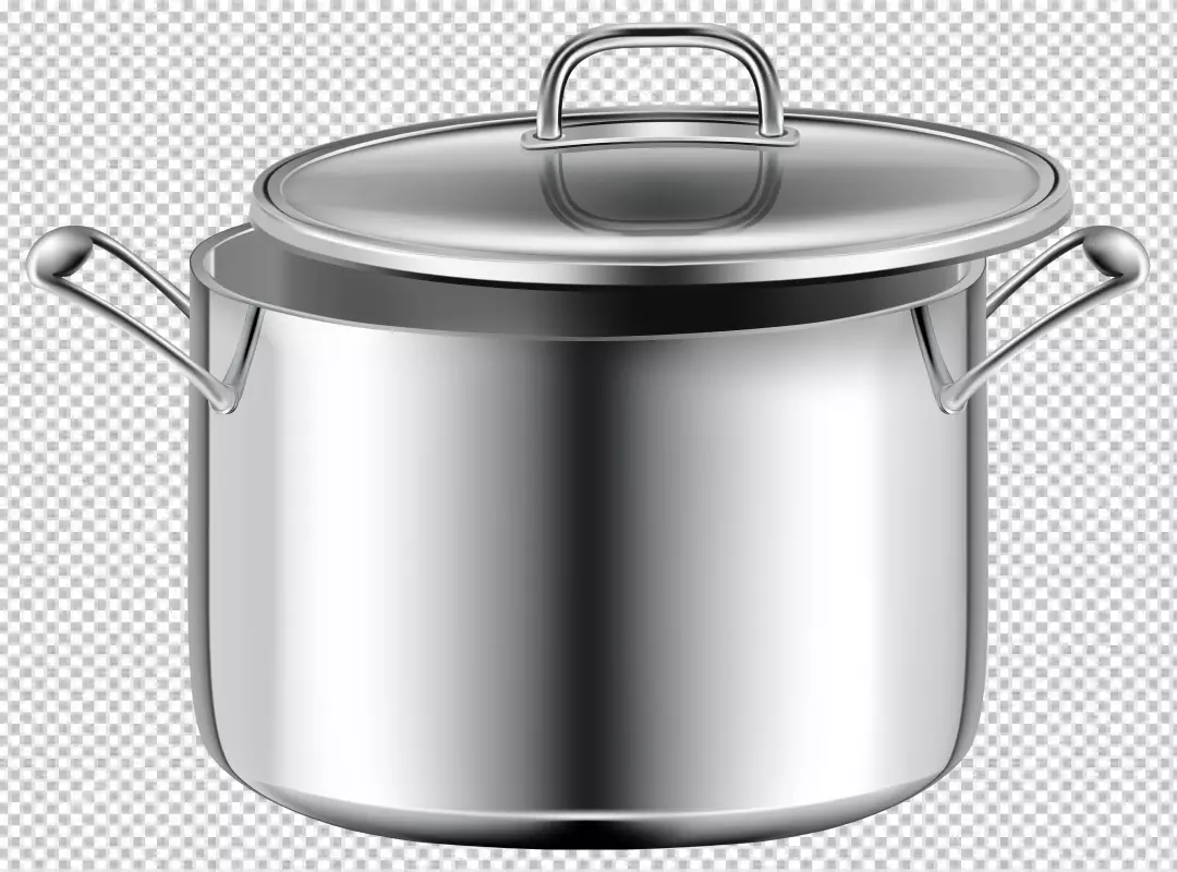 Free Premium PNG PNG Pans and pots realistic set with frying pan saucepan and bowl