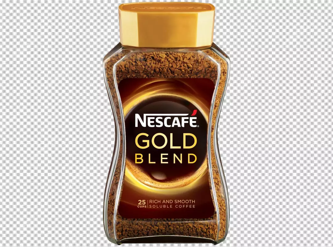 Free Premium PNG Side view of fresh roasted coffee beans on a glass jar on png