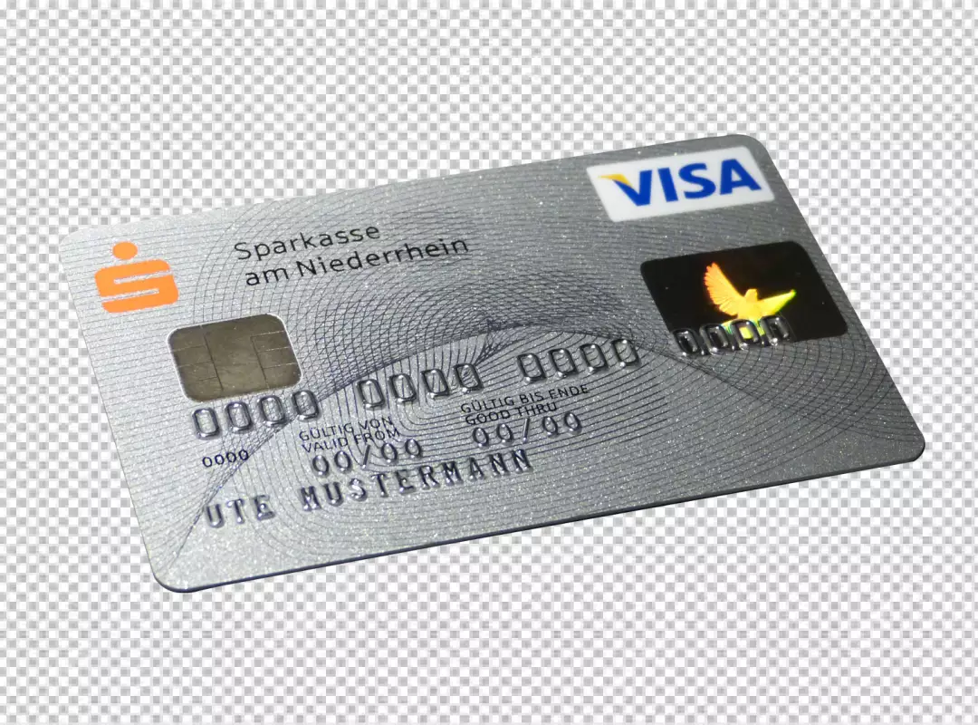 Free Premium PNG Modern credit card design 