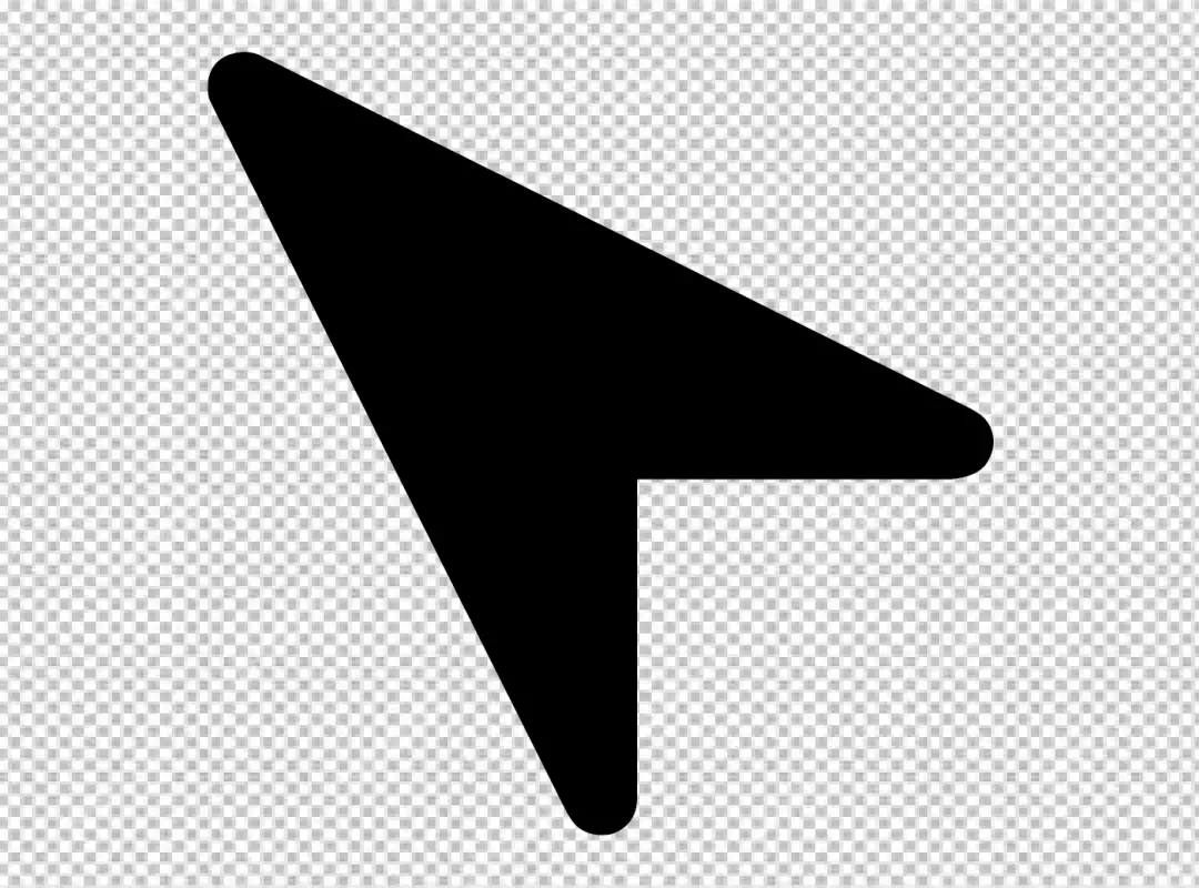 Free Premium PNG Black white arrow hand and magnifier non pixel mouse cursor 