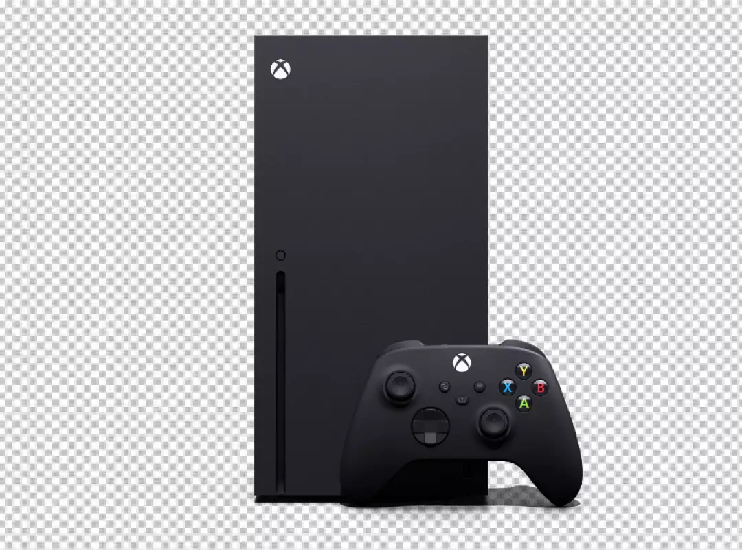 Free Premium PNG Sleek black Xbox series X with Wireless Controller